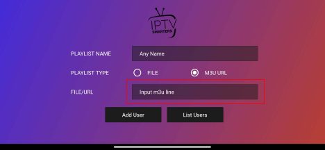 SmartersTVBOX Stap 1 SmartersTVBOX Stap 1